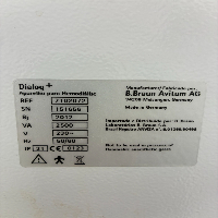 Bbraun Dialog+ Evo Dialysis image 3